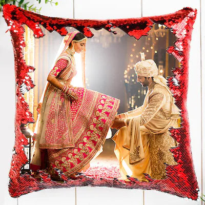 Bride & Groom Personlised Cushion MRzon - Amazing Gifts are Just Waiting for You!!