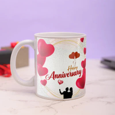 Happy Anniversary Text Mug MRzon - Amazing Gifts are Just Waiting for You!!