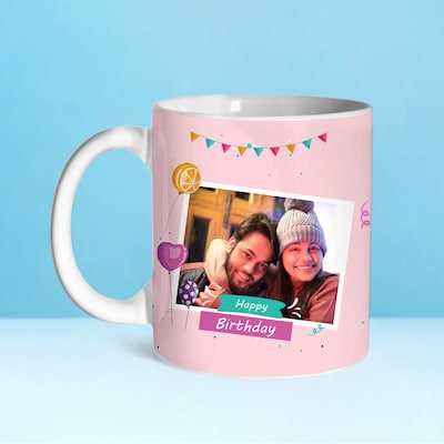 Happy Birthday Text & Picture Mug MRzon - Amazing Gifts are Just Waiting for You!!