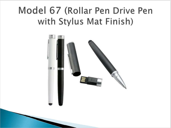 MR- Rollar Pen Drive Pen With Stylus Mat Finish MRzon - Amazing Gifts are Just Waiting for You!!