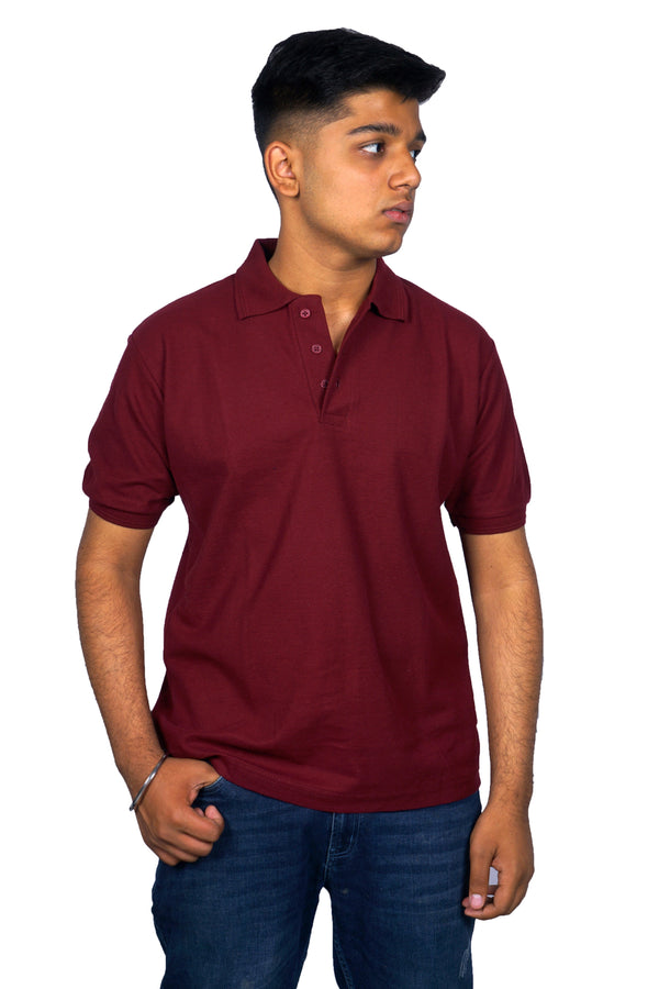 Plain Collared Neck T-Shirts MRzon - Amazing Gifts are Just Waiting for You!!